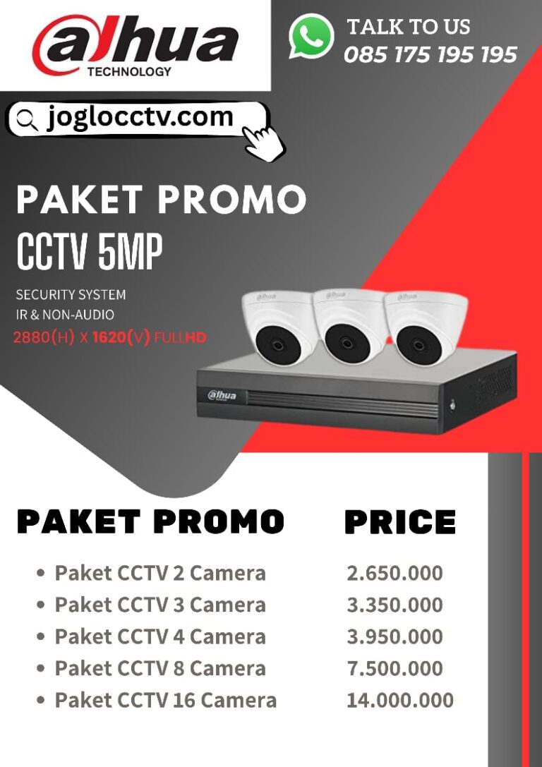 Paket CCTV Jogja Dahua 5MP