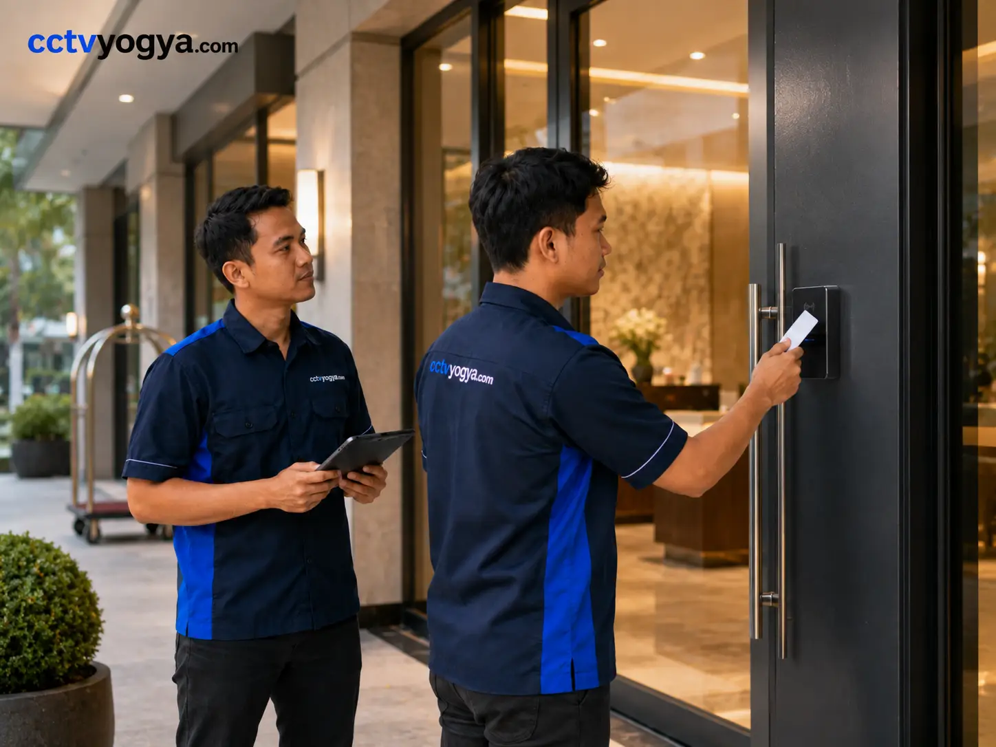Access Control Jogja untuk sistem kontrol akses pintu hotel, kantor, dan bangunan komersial