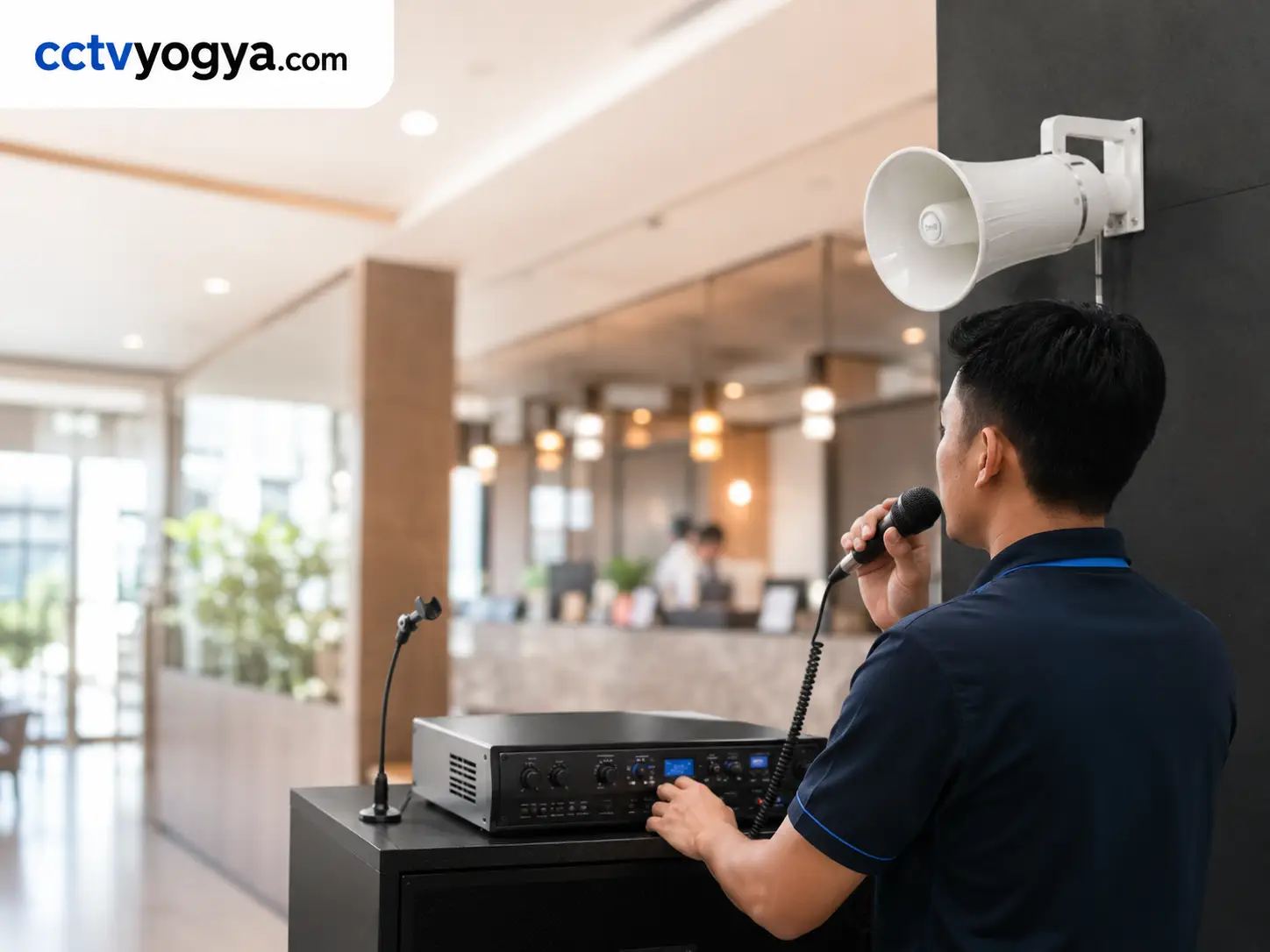 PA Audio System Jogja untuk instalasi public address di hotel, kantor, dan area komersial